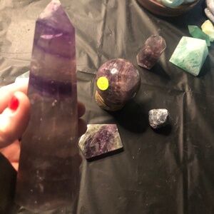 Rainbow fluorite set